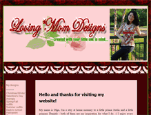 Tablet Screenshot of loving-mom-boutique.com